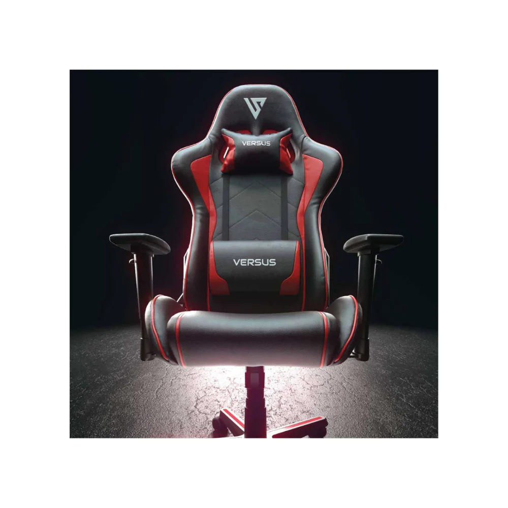 Silla Gamer Versus V10 | Ergonómica | Negro/Rojo - Image 4