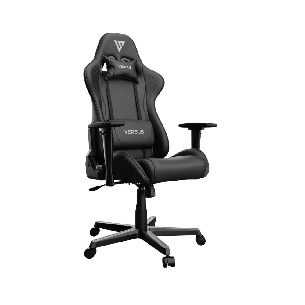 Silla Gamer Versus V10 – Negra/Negra | Ergonómica | Reclinable - Image 3