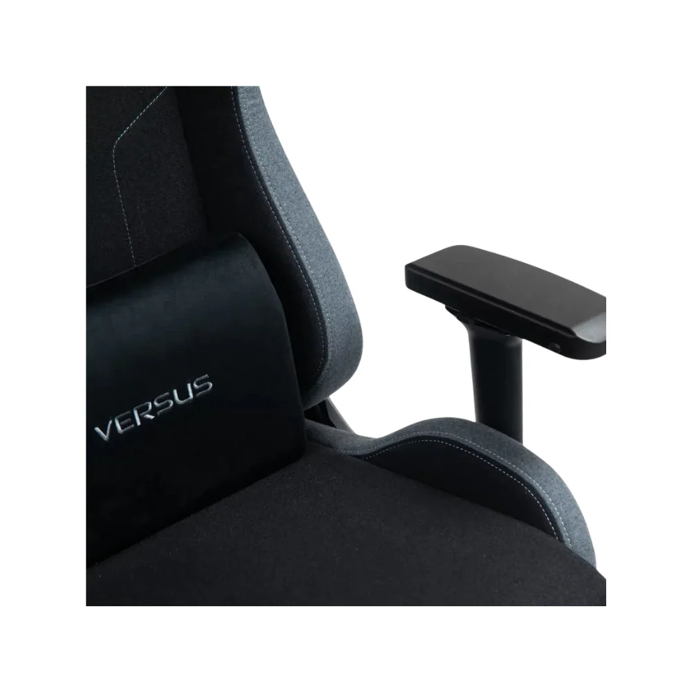 Silla Gamer Versus V30 – Negra/Gris | Ergonómica | Reclinable - Image 4