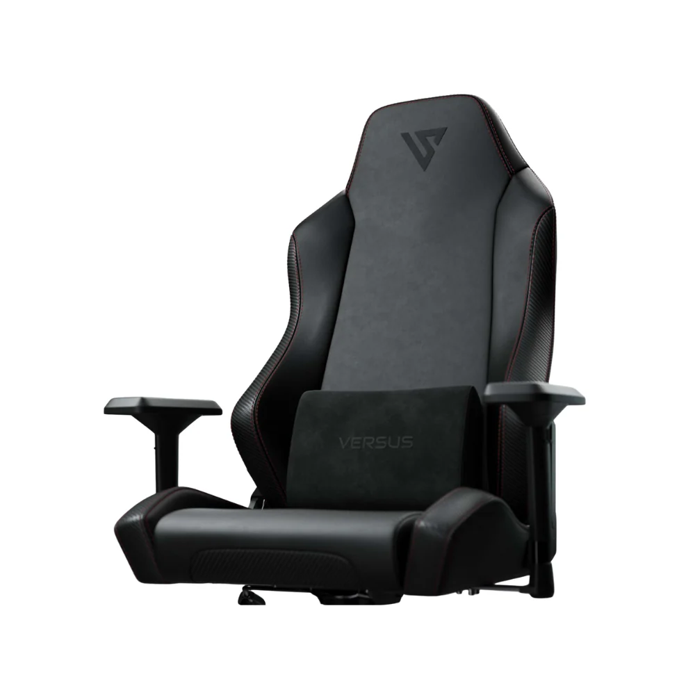 Silla Gamer Versus V40 – Negra/Carbon Fiber | Premium | Ergonómica - Image 3